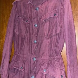Women's Purple Utility Jacket
